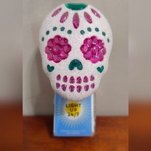 Wallflower Skull Bath & Body Works‎ Halloween Sugar Skull Night Light NWT